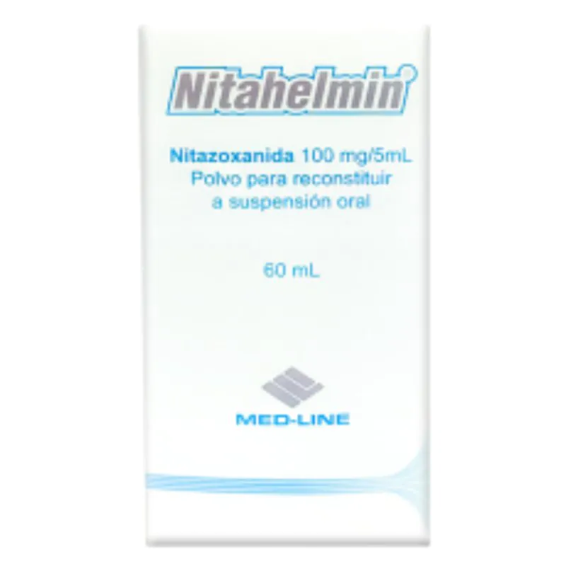 NITAZOXANIDA NITAHELMIN JBE 60 ML MEDLINE - Imagen 1