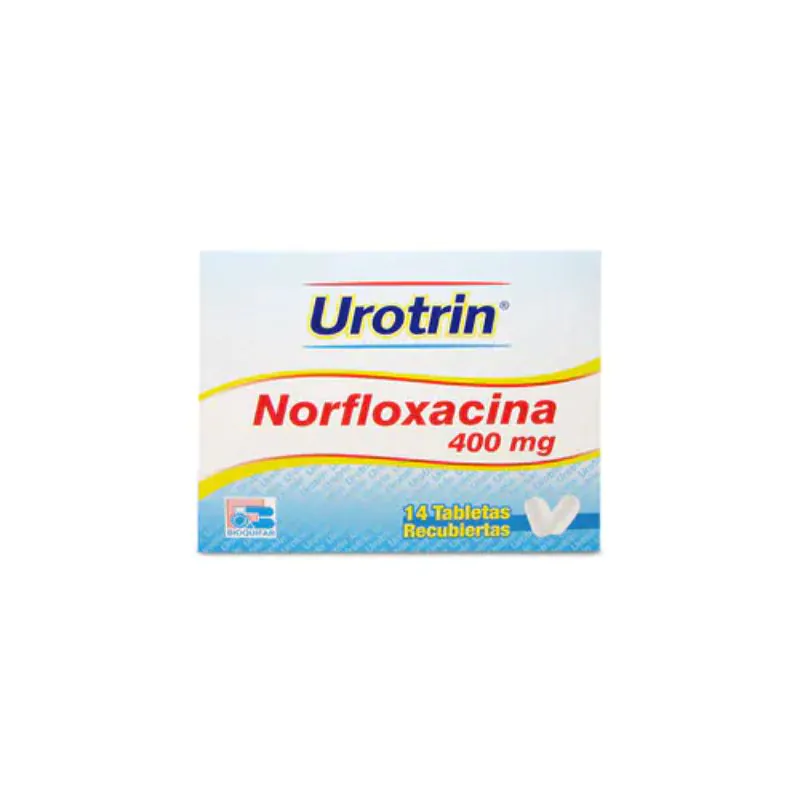 NORFLOXACINO UROTRIN 400MG X 14 TBL BIOQ - Imagen 1