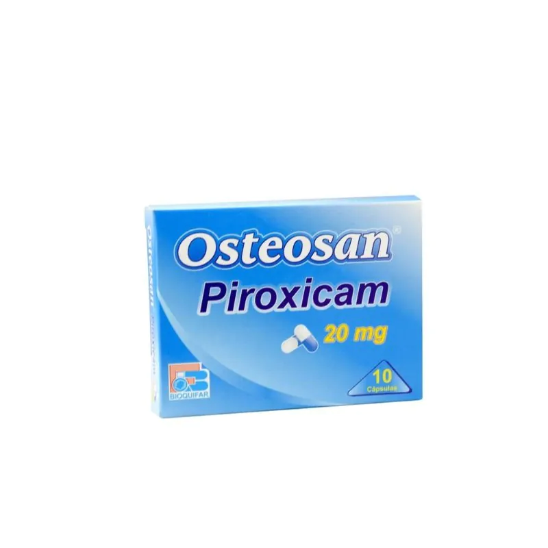PIROXICAM OSTEOSAN 20 MG X 10 CAP BIOQ - Imagen 1