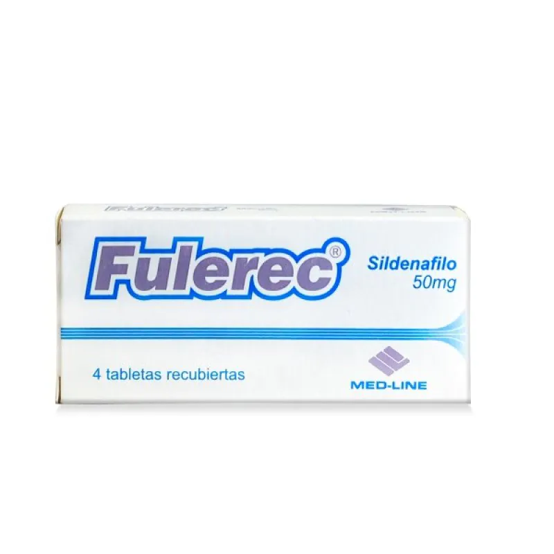 SILDENAFIL FULEREC X 4 TB MED LINE - Imagen 1