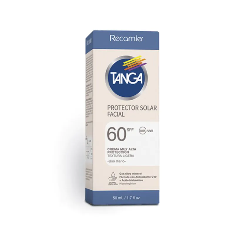 600216 BLOQ.FACIAL TANGA SPF 60 50 ML - Imagen 1