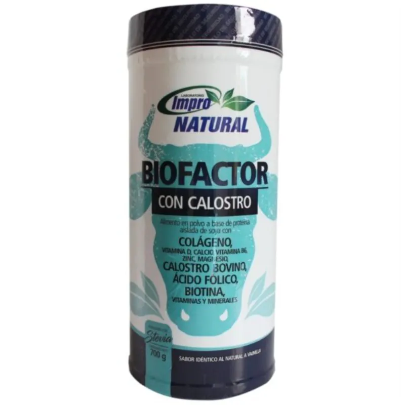 COLOSTRO BOVINO POLVO BIOFACTOR 700 GR VAINILLA - Imagen 1