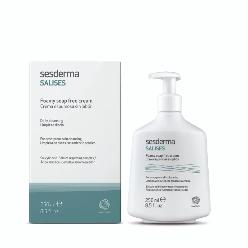 700178 SALISES CREMA ESPUMOSA SIN JABON 250 ML SESDERMA - Imagen 1