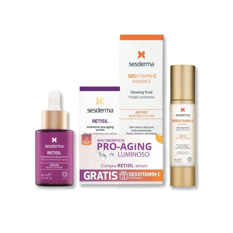 SESVITAMIN C 50 ML + RETISIL SERUM 30 ML SESDERMA - Imagen 1