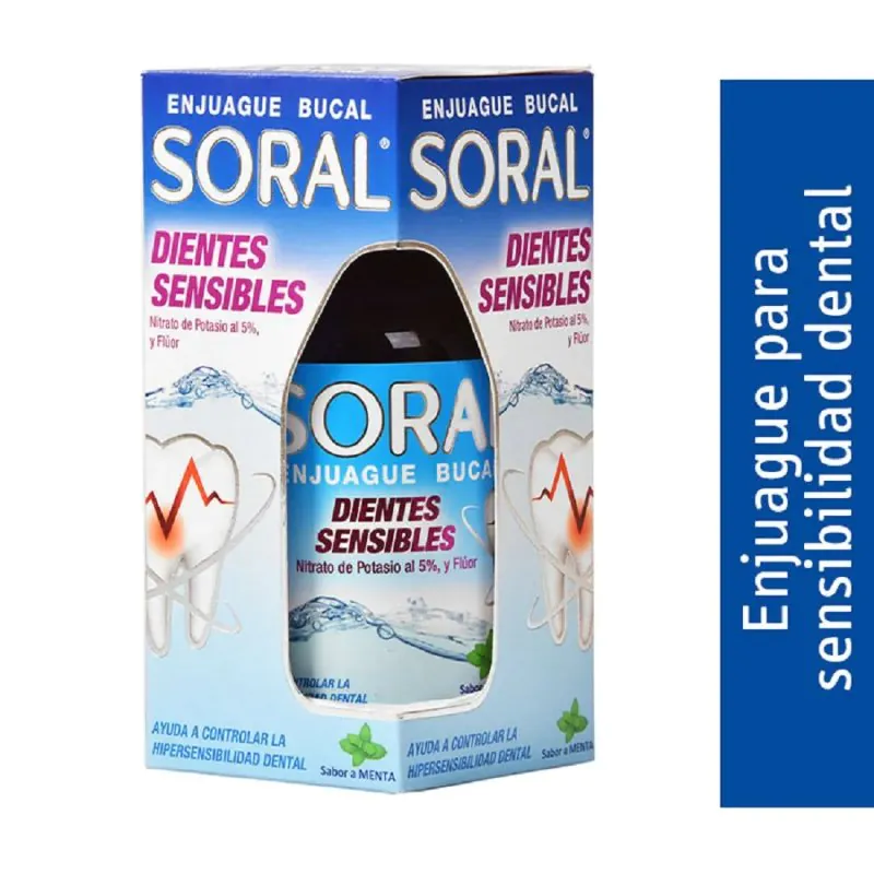 880078 ENJUAGUE SORAL 240 ML DIENTES SENSIBLES - Imagen 1
