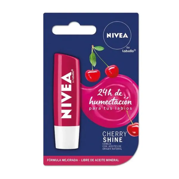 PROT.LABIAL NIVEA FRUITY SHINE CER 4.8 G(MARRANO) - Imagen 1