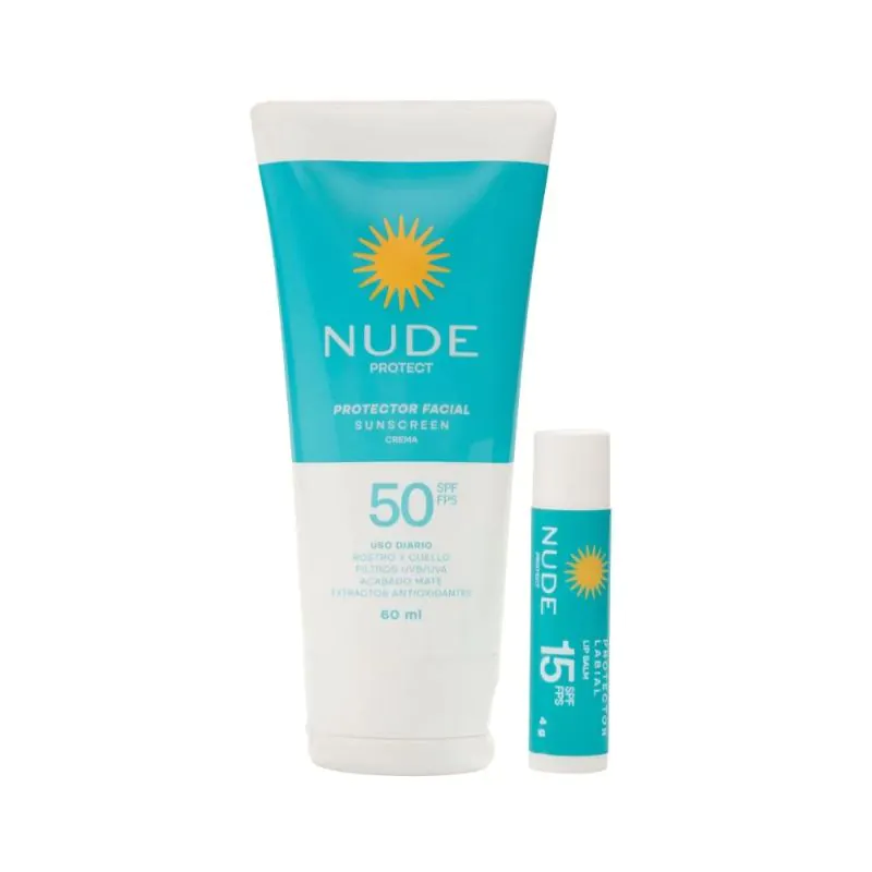 PROTEC.NUDE FAC.SPF 50 60ML GTS P.LABIAL - Imagen 1