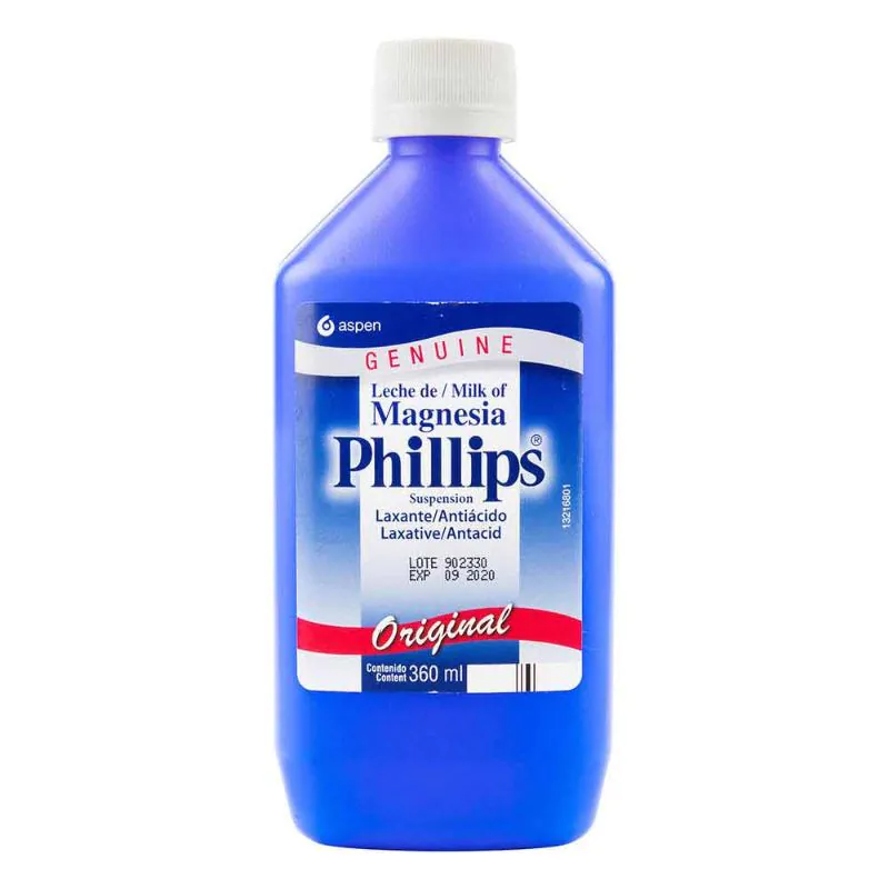 LECHE DE MAGNESIA PHILLIPS 360 ML - Imagen 1