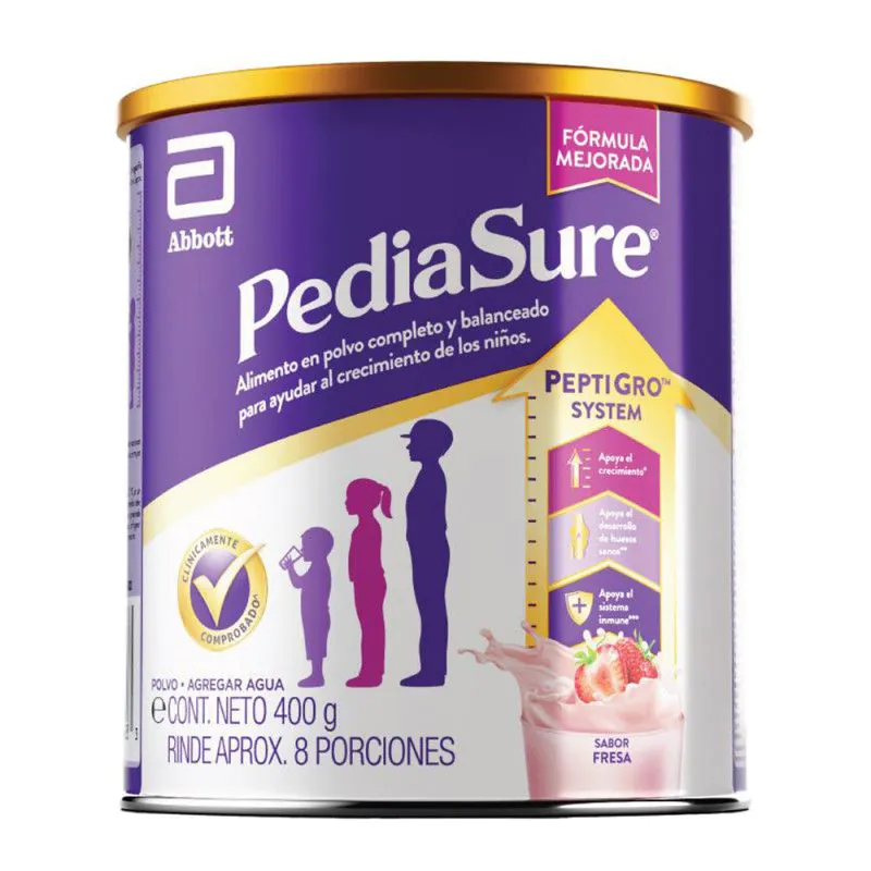 PEDIASURE PEPTIGRO FRESA 400GRS - Imagen 1