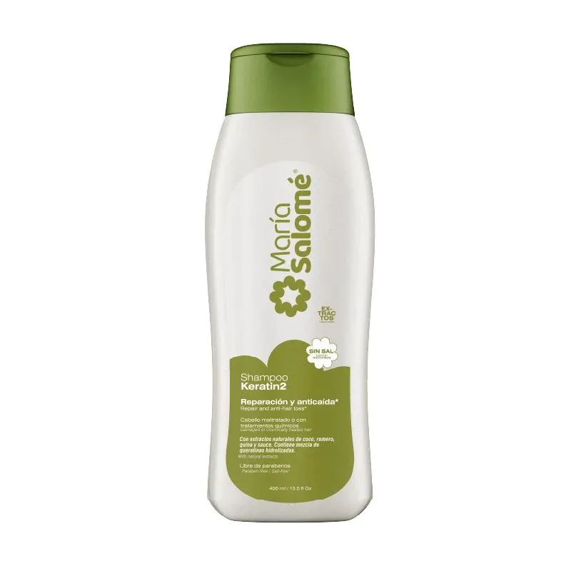CHA.KERATIN 2 MARIA SALOME SIN SAL 400ML - Imagen 1