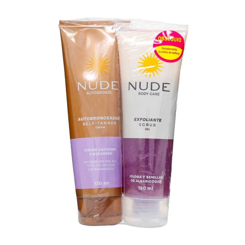AUTOBRON.NUDE BRONZE CREMA 120ML+EXFOL. - Imagen 1
